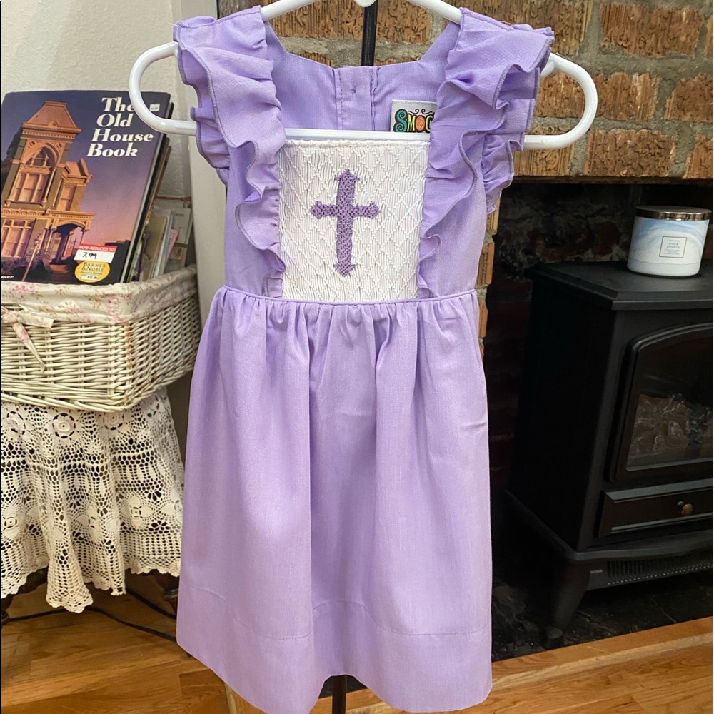 Smocked Candy Infant Girls Smocked Dress size 18 months